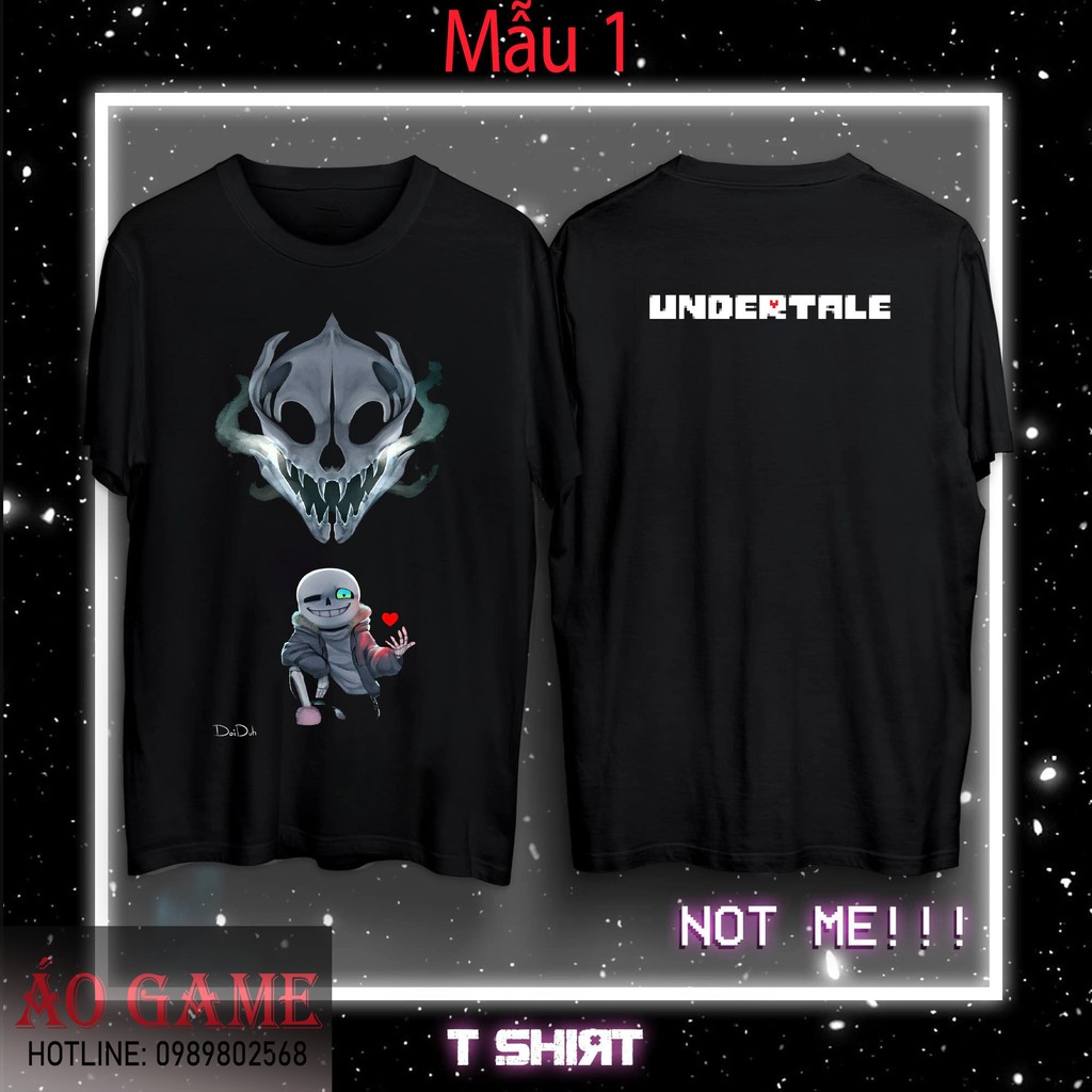 NEW - BST ÁO THUN CO GIÃN 4 CHIỀU undertale sans mẫu tự tay shop thiết kế độc quyền