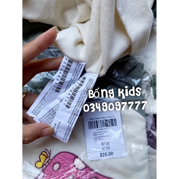 Áo Thu Bé Gái Hoạ Tiết F21