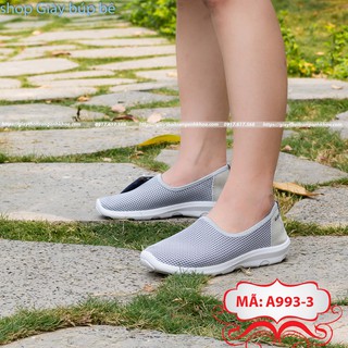 Giày Thể thao Nữ Trung niên Anh Khoa A993-3 - Sợi dệt cao cấp dạng lưới có lớp lót cotton mềm