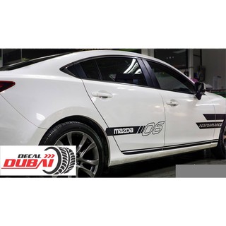 Tem dán sườn xe mazda 6