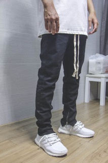 M5 track denim all black