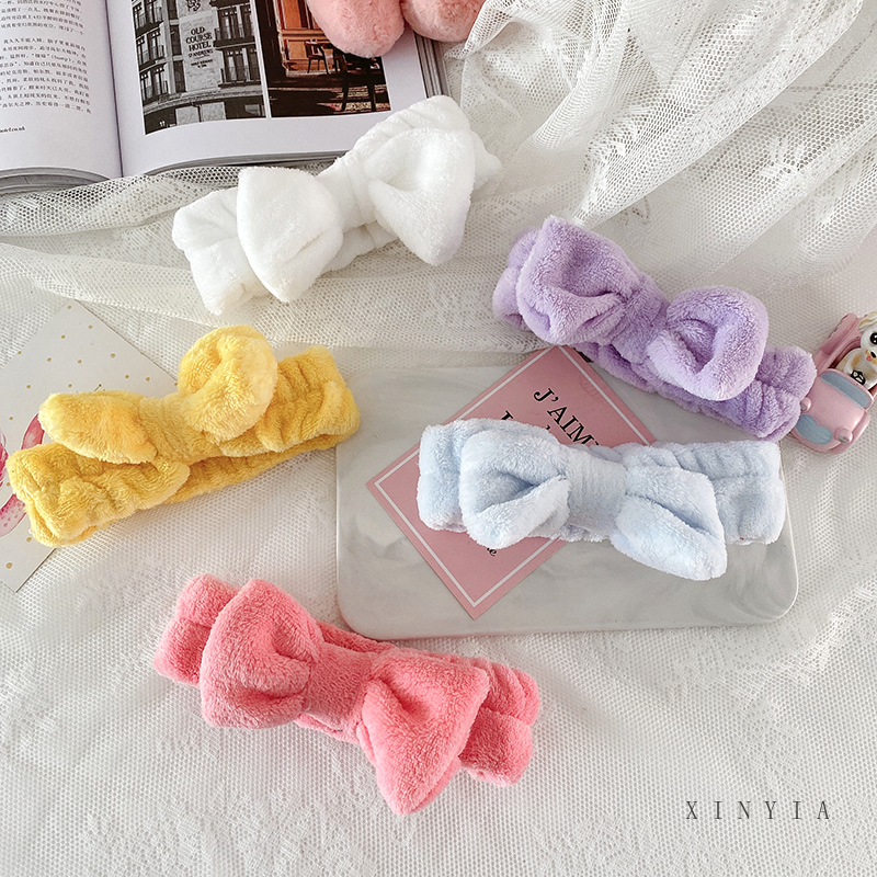 Băng Đô Vải Màu Trơn Thời Trang Cho Nữ