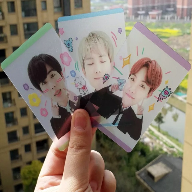 Set card trong dẻo BTS ngộ nghĩnh