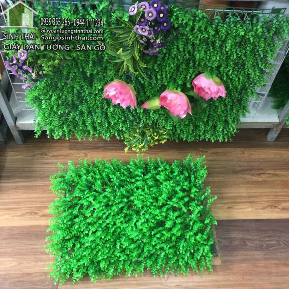 Tấm cỏ nhựa treo tường kiểu tai chuột 40cm x 50cm
