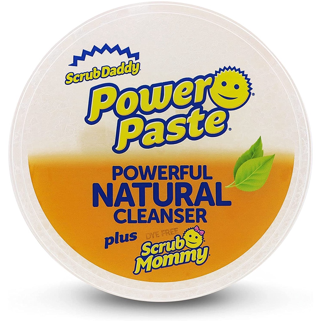 Scrub Daddy - Bộ làm sạch đa bề mặt gồm PowerPaste và miếng rửa chén Scrub Mommy