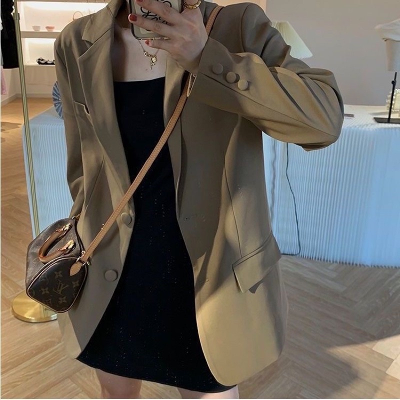 Blazer hàn quốc lịch sự hàng 2 lớp có độn vaiii - oder