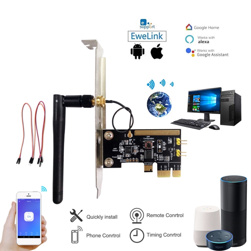 Bộ Công Tắc Điều Khiển Không Dây Cho Máy Tính Với Alexa Google | BigBuy360 - bigbuy360.vn