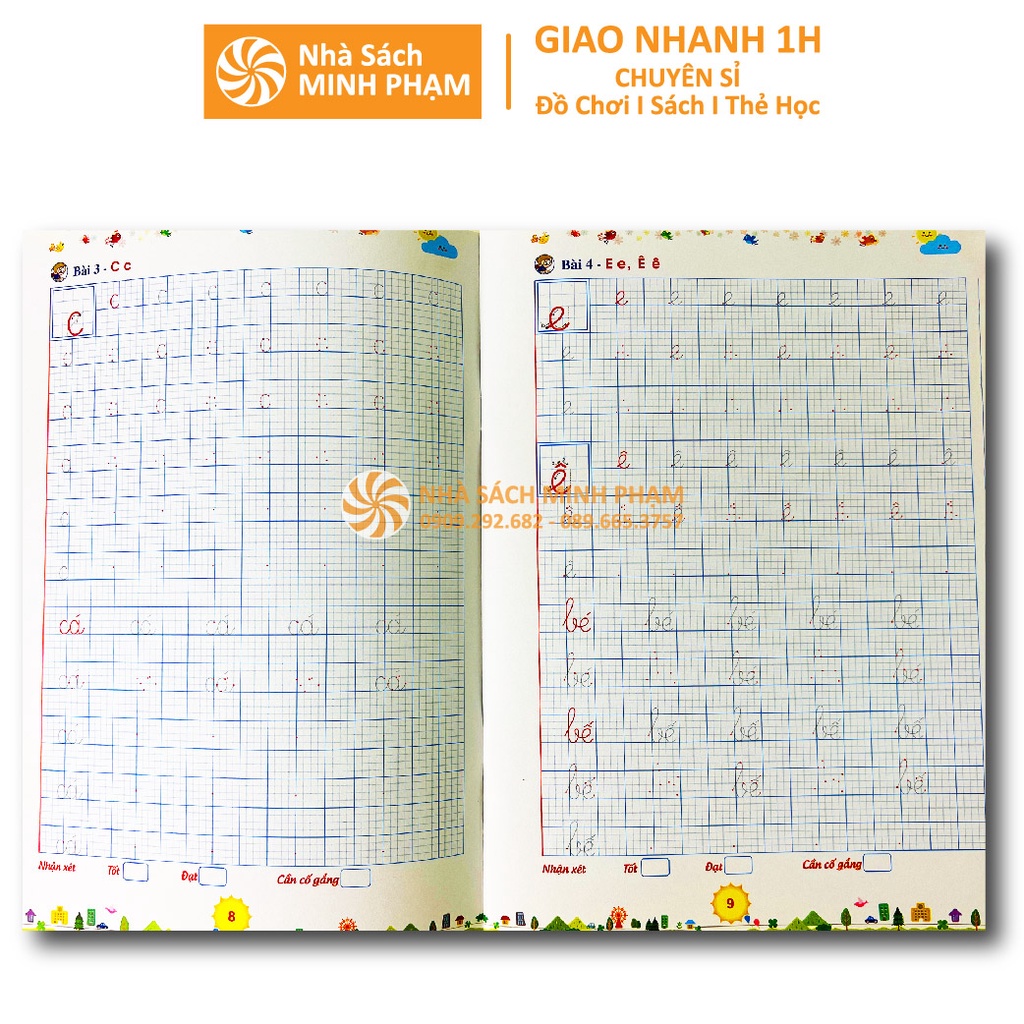 Sách - Combo Vở Luyện Viết Lớp 1 - Chương trình Kết nối tri thức với cuộc sống - Quyển 1,2 (2 cuốn)