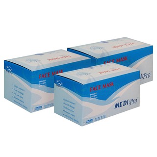 Hộp khẩu trang y tế Medi Pro 3 lớp hộp 50 cái