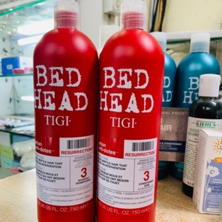 Bộ dầu gội và dầu xả Tigi đỏ sz 750ml 1 chai..