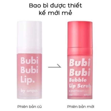 Tẩy Tế Bào Chết Môi Bubi Bubi Lip Hàn Quốc Tẩy Tế Bào Chết Môi Sủi Bọt 10ml