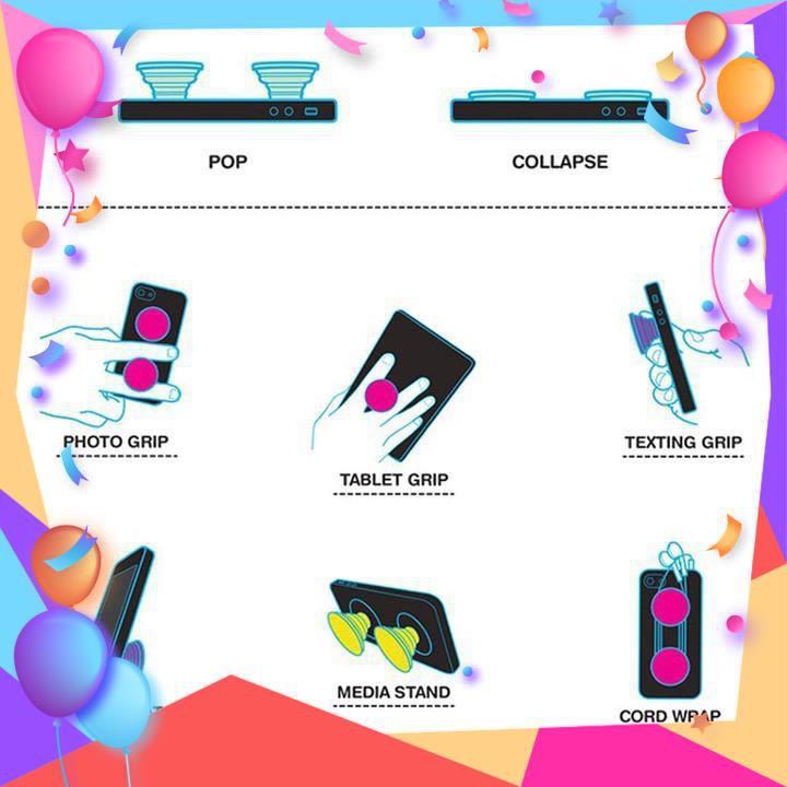 [XẢ KHO] GIÁ ĐỠ DÁN ĐIỆN THOẠI TIỆN LỢI M10 ICON MẶT HOẠT HÌNH AH585 | BigBuy360 - bigbuy360.vn