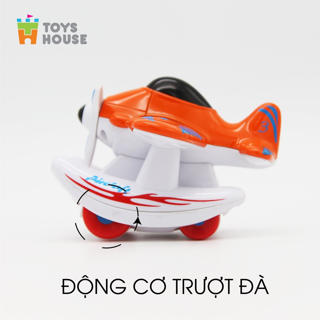 Đồ chơi mô hình máy bay kim loại trượt đà Toyshouse chính hãng - đồ chơi nhập vai, hướng nghiệp cho bé TH-0783-243