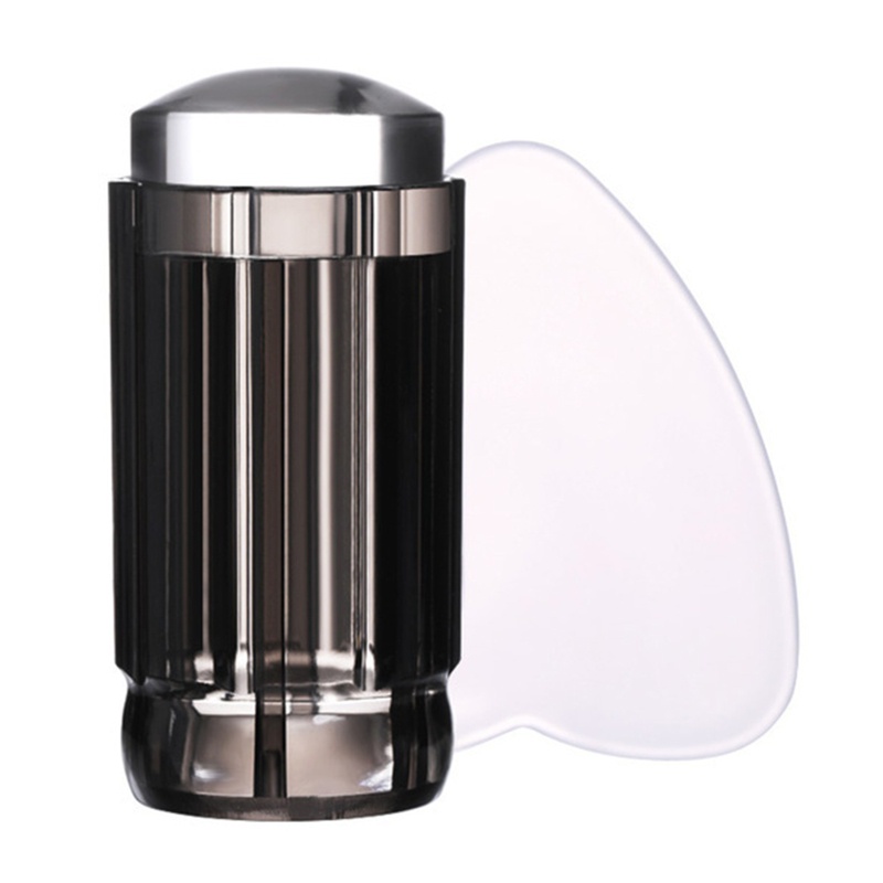 Bộ Dụng Cụ In Hình Móng Tay Nghệ Thuật Bằng Silicon Trong Suốt Kèm Dụng Cụ Cạo