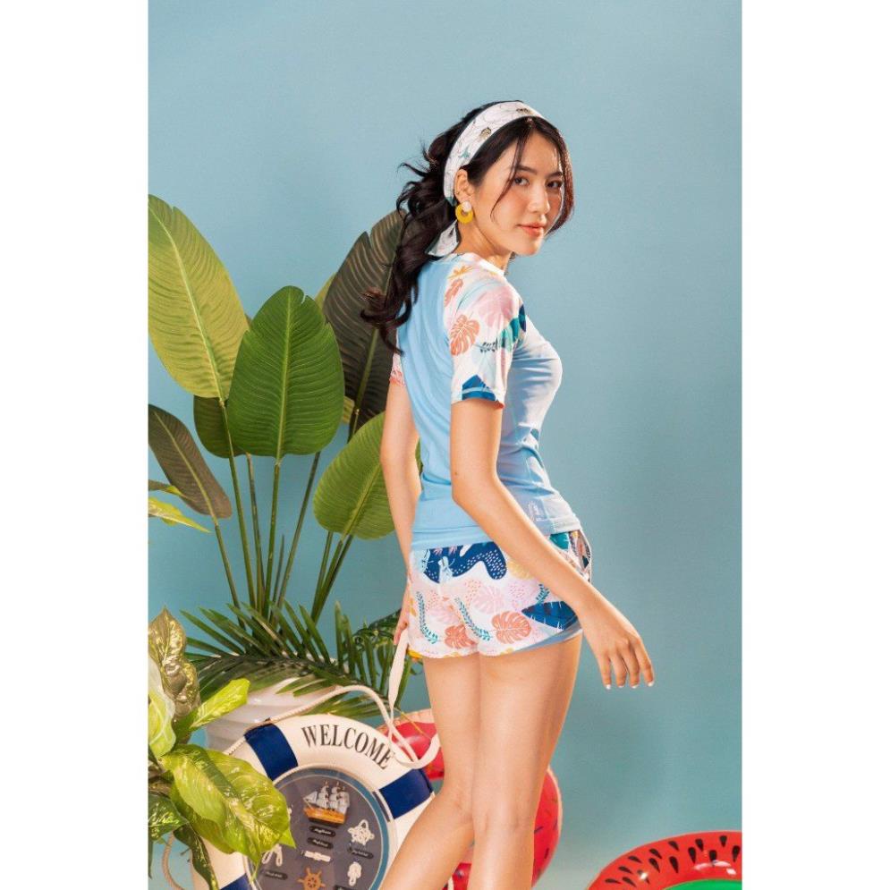 Áo Bơi Nữ Tay Ngắn - Short Sleeve Ice Tropical new | BigBuy360 - bigbuy360.vn