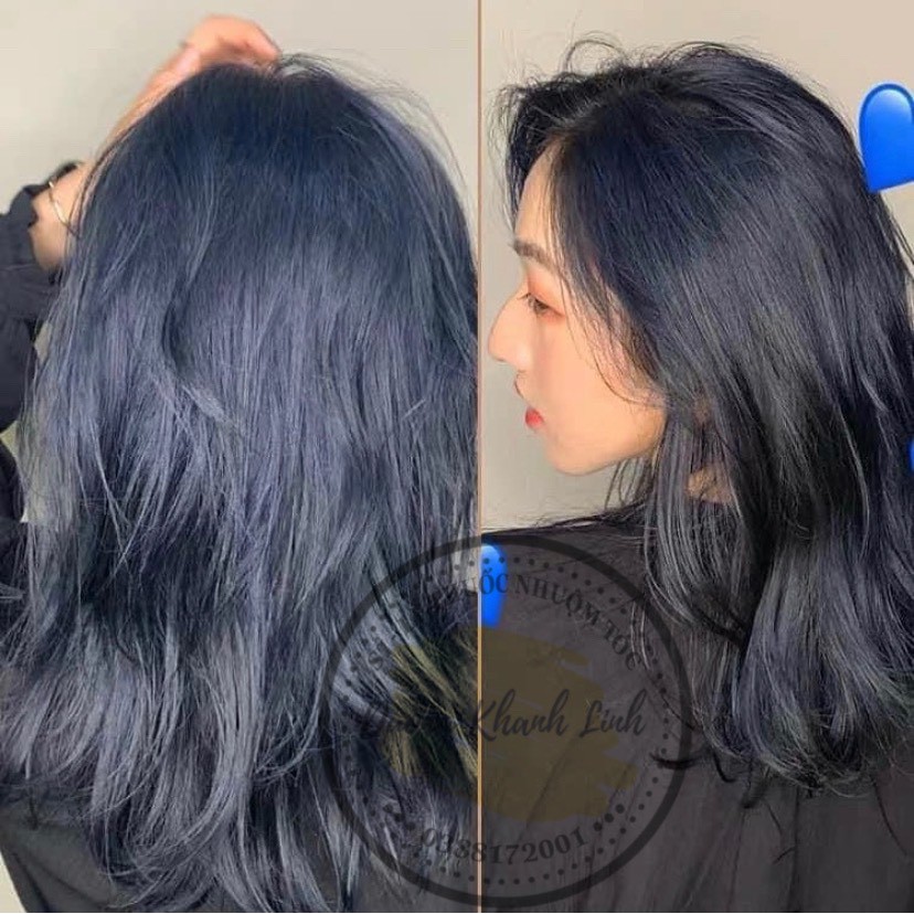 Thuốc nhuộm tóc XANH DƯƠNG ĐEN ( không cần tẩy ) có feedback | BigBuy360 - bigbuy360.vn