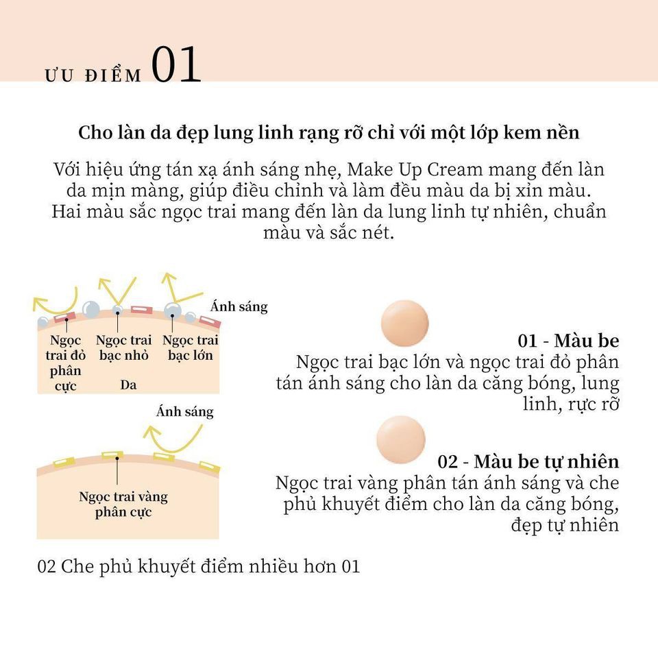 Kem nền dưỡng da đa năng hữu cơ naturaglacé make up cream size mini | BigBuy360 - bigbuy360.vn