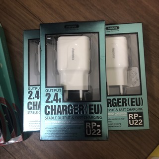 Thanh lý Củ sạc Nhanh Remax RP U22 2.4A quick charge Mới 100%
