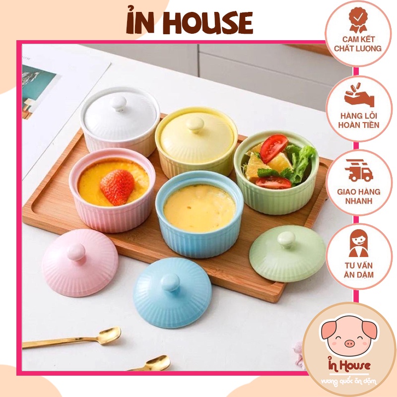 bát sứ ramenkim có nắp
