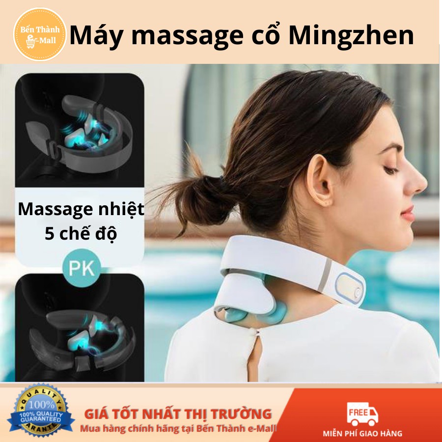 ✈️ [Freeship] Máy massage cổ Mingzhen - Neck Massage MZ-N5 [2-4 tấm xung điện trong]