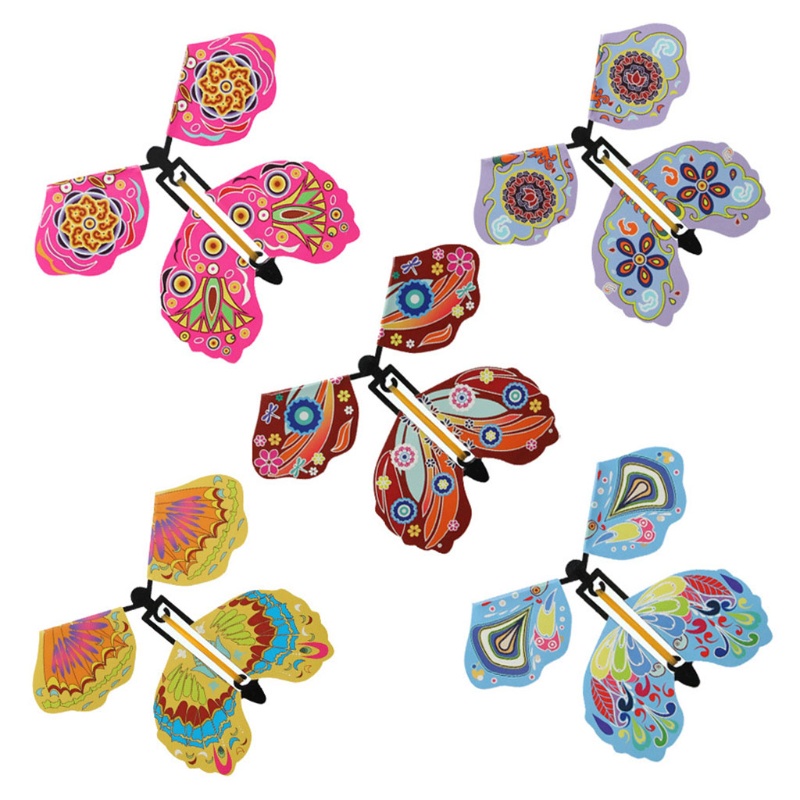 Diều Thần Tiên Bướm Bay Ma Thuật WMMB ​Đồ Chơi Hình Con Bướm Bằng Dây Cao Su Cho Trẻ Em