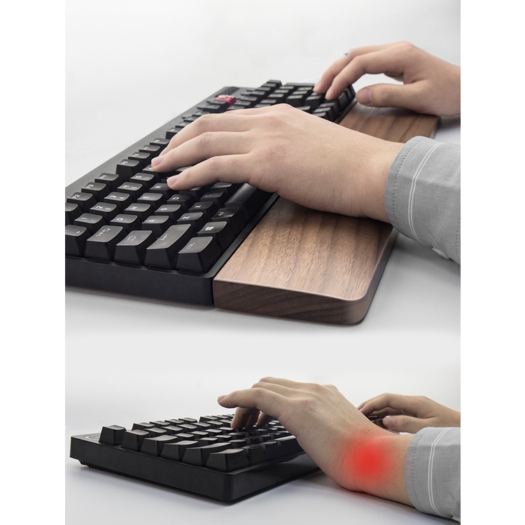 KÊ TAY BÀN PHÍM BẰNG GỖ NÂU CHẤT LƯỢNG CAO GIÁ RẺ