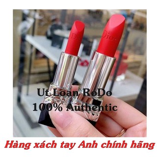 [Có bill] Son Dior mini 999 matte Dior Rouge 999 mini (hàng chính hãng)