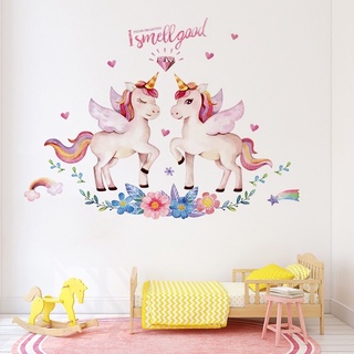 Decal Dán Tường Mẫu Ngựa Poly to ( 1m4 cao 75cm)