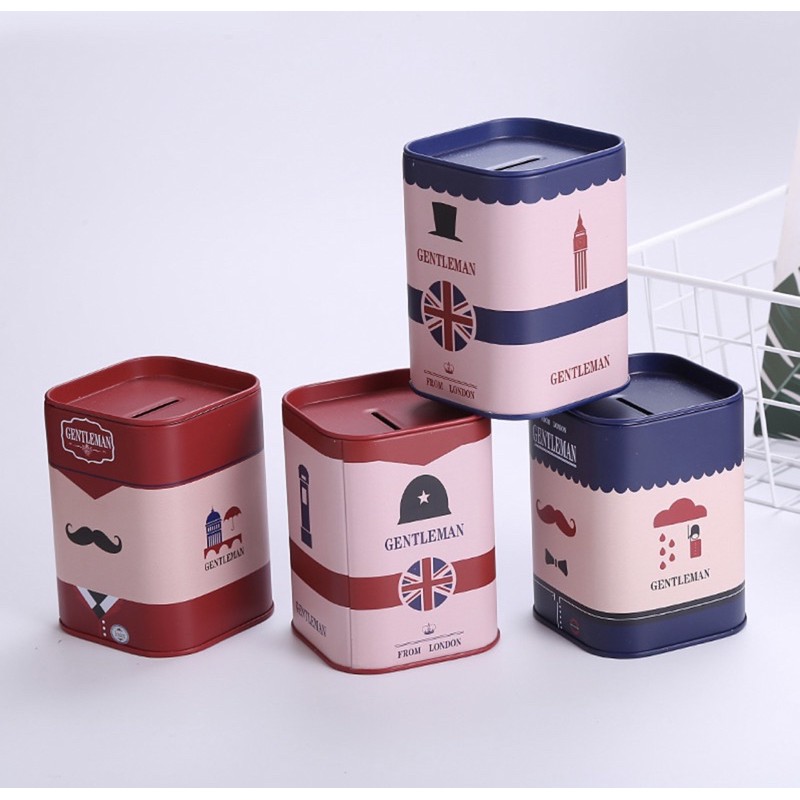 HỘP THIẾC ĐA NĂNG 🔥 FREESHIP 🔥 làm hộp tiết kiệm, để đồ, trang trí (mở nắp được)