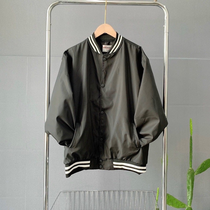 ÁO BOMBER DÙ TRƠN BASIC FORM UNISEX NAM NỮ (hình chụp thật)