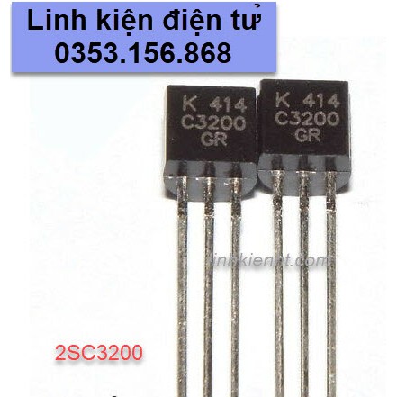 Transistor cắm NPN 2SC3200 KTC3200 C3200 100mA 150V TO-92 mới chính hãng