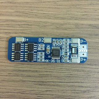 Mạch ghép bảo vệ kiêm sạc 3 cell 18650 nối tiếp BMS 3s 12v 10A