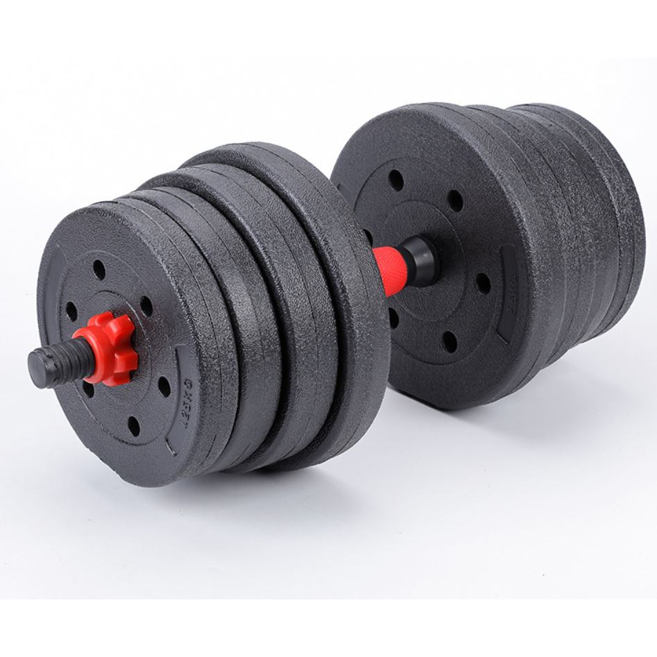 OT98 - Tạ tay tạ đẩy kết hợp, 30KG 16 bánh tạ, tạ nam nữ tập gym tập thon tay, dụng cụ gym đa năng tặng găng  tay