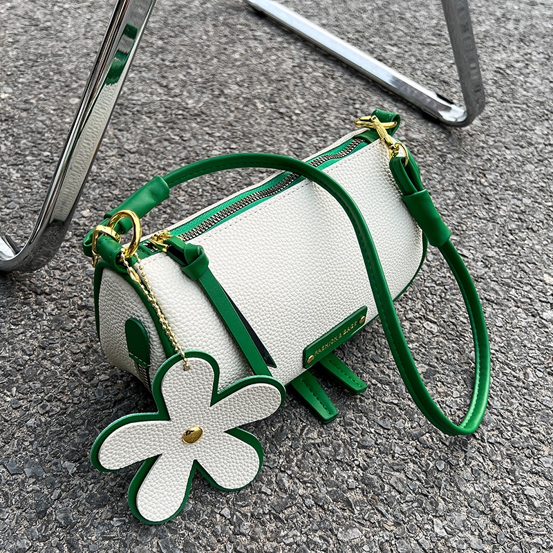 IELGY Túi Đeo Chéo Hình Trụ Thời Trang Sang Trọng Cho Nữ