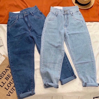 Quần baggy jeans lưng cao loại 1 kiểu