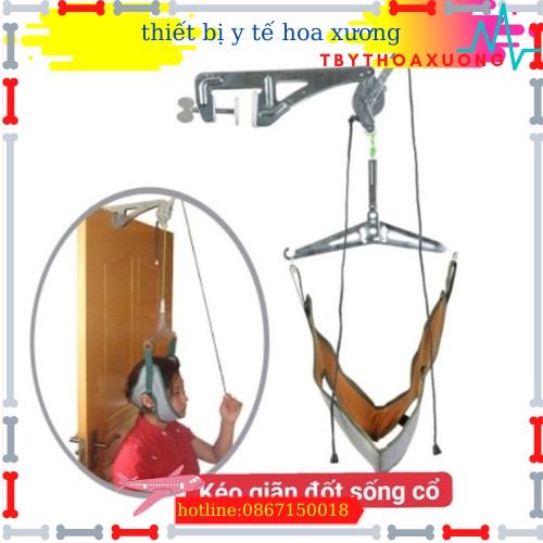 Đai Kéo Giãn Đốt Sống Cổ - Hỗ Trợ Trị Thoái Hóa Cổ Đau Mỏi Cổ