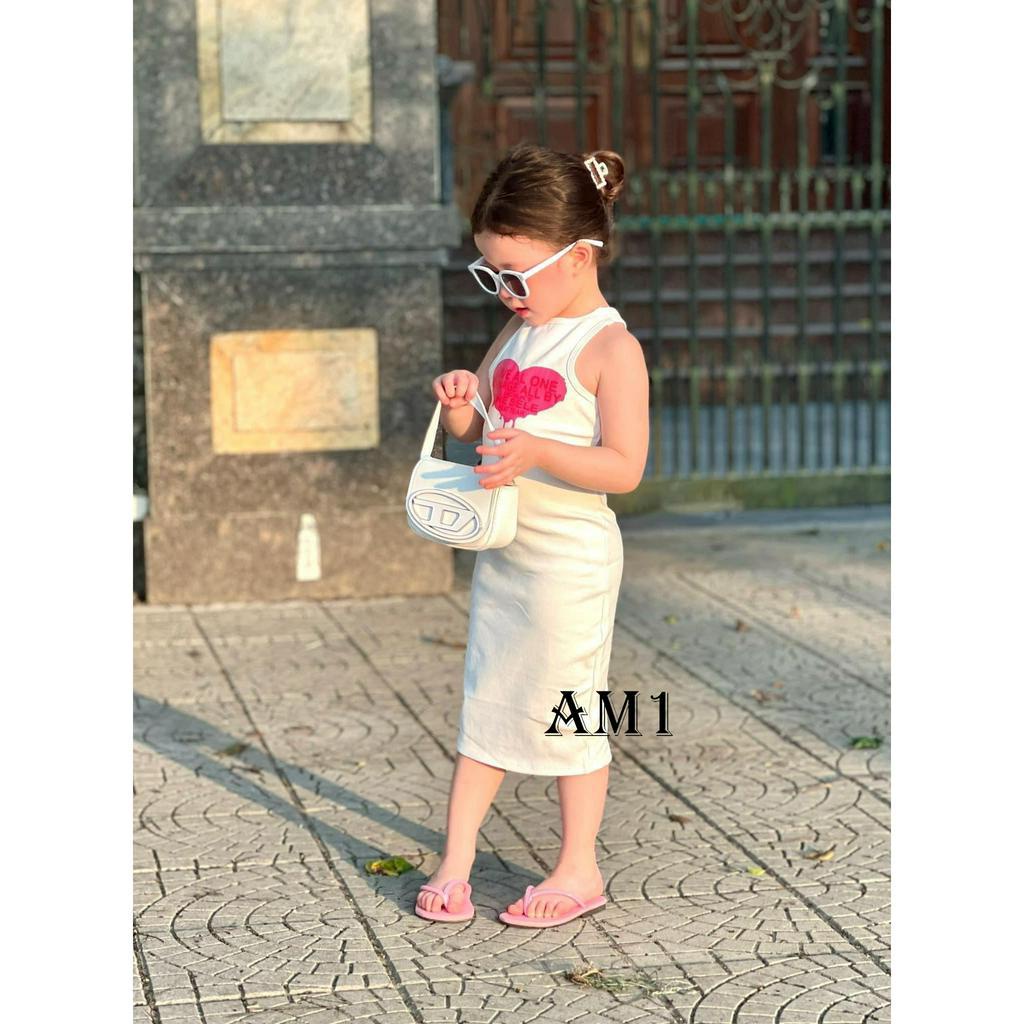 (8-30kg) Váy bé gái body sát nách thân dài TB88 TB349 - đầm bé gái TN11 TN350