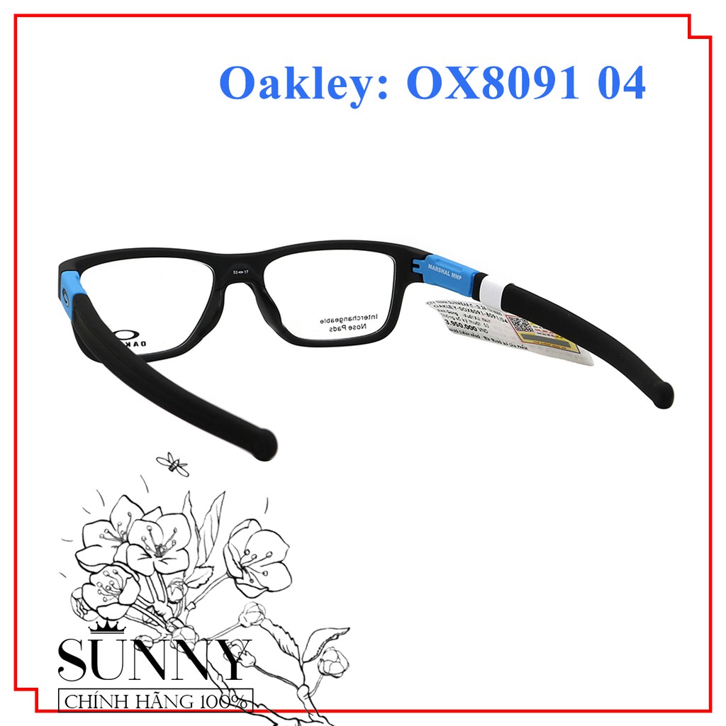 Gọng kính Oakley OX8091 04 chính hãng Italia, bảo hành toàn quốc