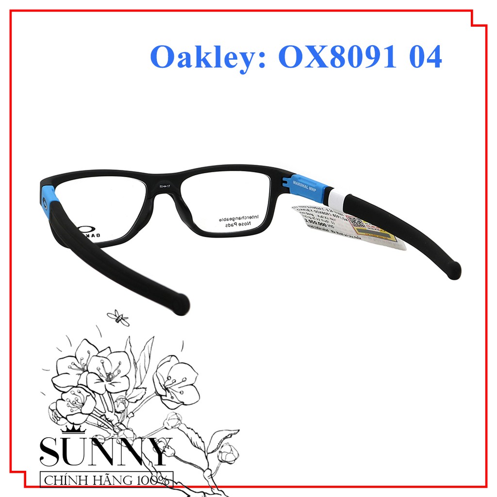 [Mã FARSBR241 giảm 15k đơn 0đ] OX8091 04 - - mắt kính Oakley chính hãng Italia, bảo hành toàn quốc