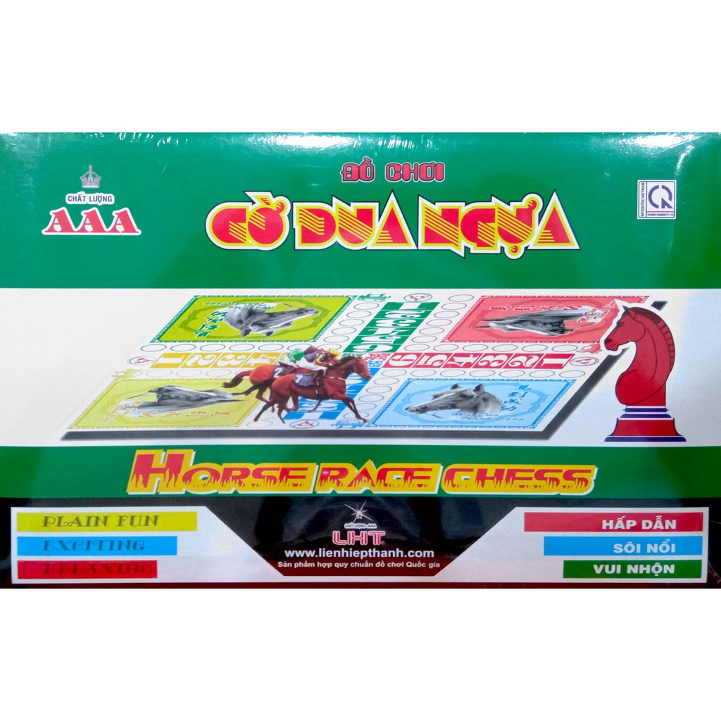 Cờ Cá Ngựa - Cờ Đua Ngựa (Hộp giấy) - HCNHX