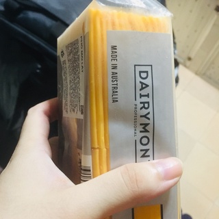 Phô mai cắt lát cam dairymont - 1kg date mới