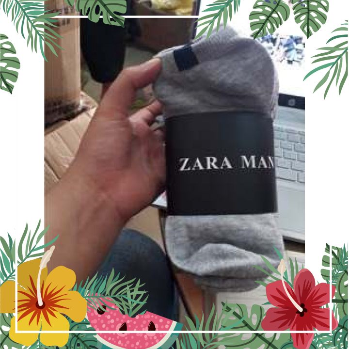 TẤT ZARA MAN CỔ NGẮN CHO NAM GIỚI 1 SET 10ĐÔI