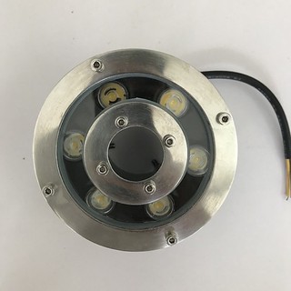 Đèn Led âm nước 6w dạng bánh xe 12/24V