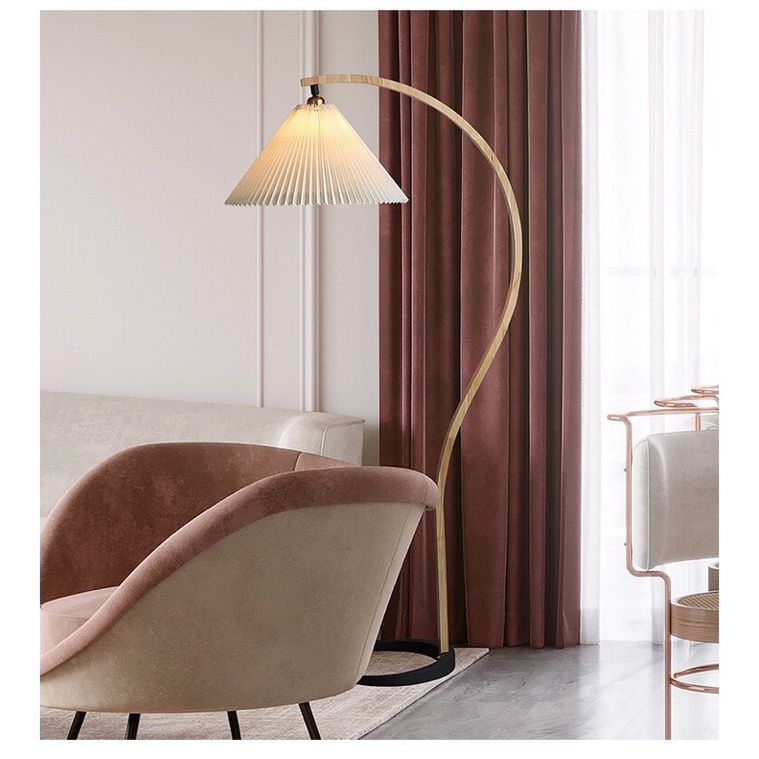 Đèn sàn cây decor phòng khách,phòng ngủ - phong cách Hàn Quốc