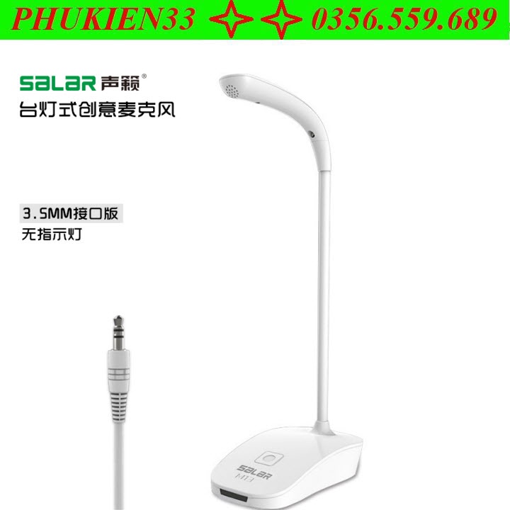 MicroPhone sành điệu Salar M13 giành cho PC, Laptop