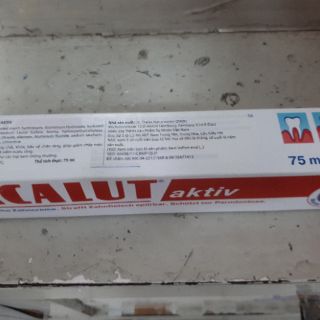 Kem đánh răng Đức Lacalut aktiv 75 ml:  ( nhập khẩu chính hãng )