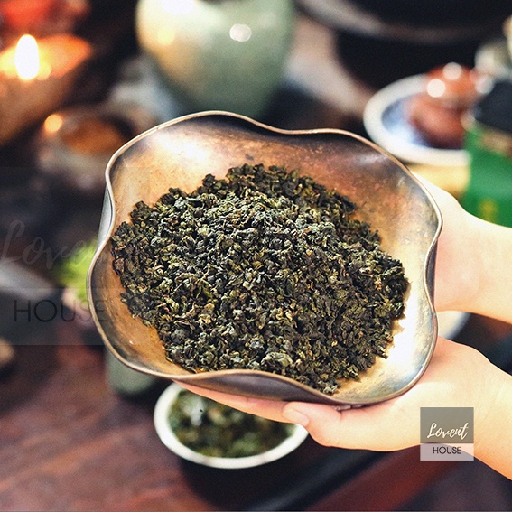 Trà Oolong Thiết Quan Âm - Ngũ đại danh trà Phúc Kiến - Hộp thiết khổng tước 100g - Hương hoa lan