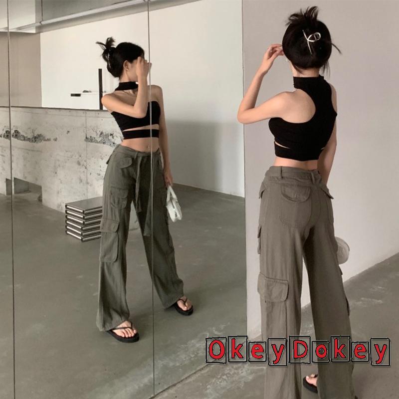 Áo Croptop Không Tay Hở Lưng Màu Trơn Quyến Rũ Thời Trang Mùa Hè Cho Nữ