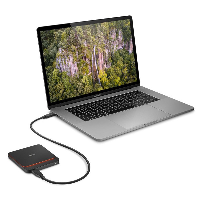 Ổ Cứng Di Động SSD Lacie Portable USB-C + Rescue &quot;Gói cứu dữ liệu&quot;