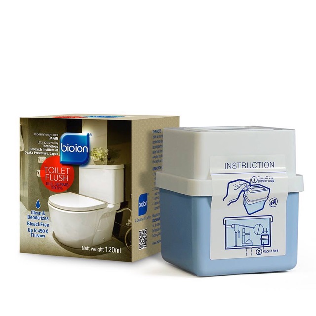 Sáp diệt khuẩn và tẩy rửa bồn cầu Bioion